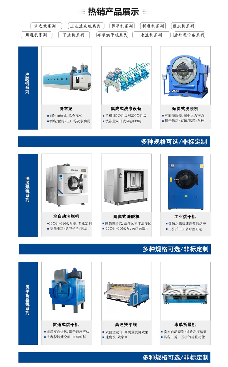 广屹智能洗脱设备系列
